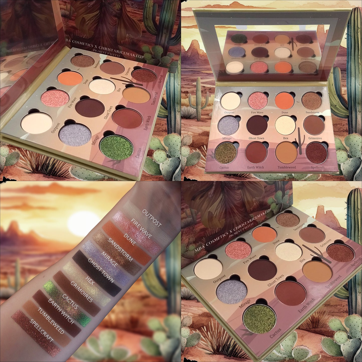 Desert Witch-Pressed Pigment Palette