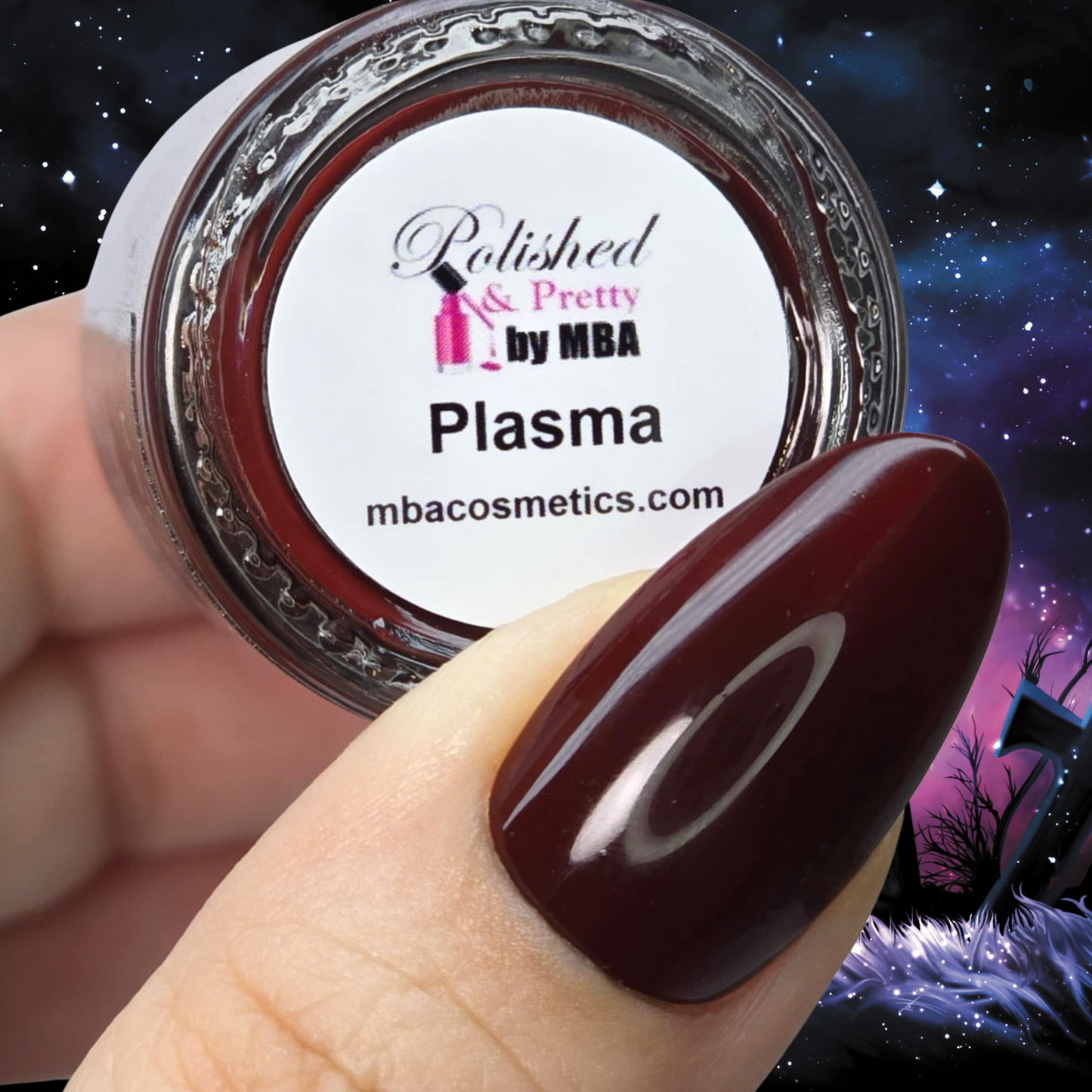 Plasma-Deep Red Cream Polish