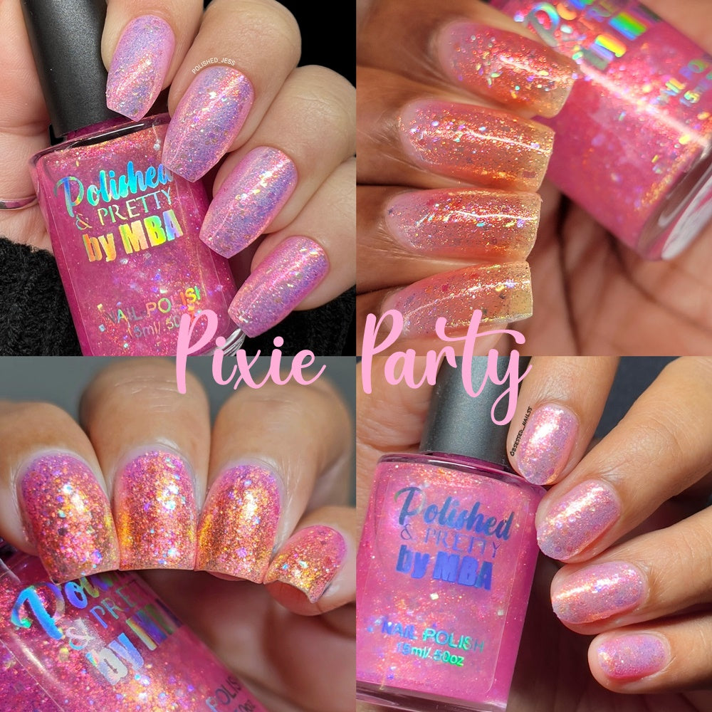 Pixie Party-Iridescent Multichrome Polish-Large 15ml Bottle