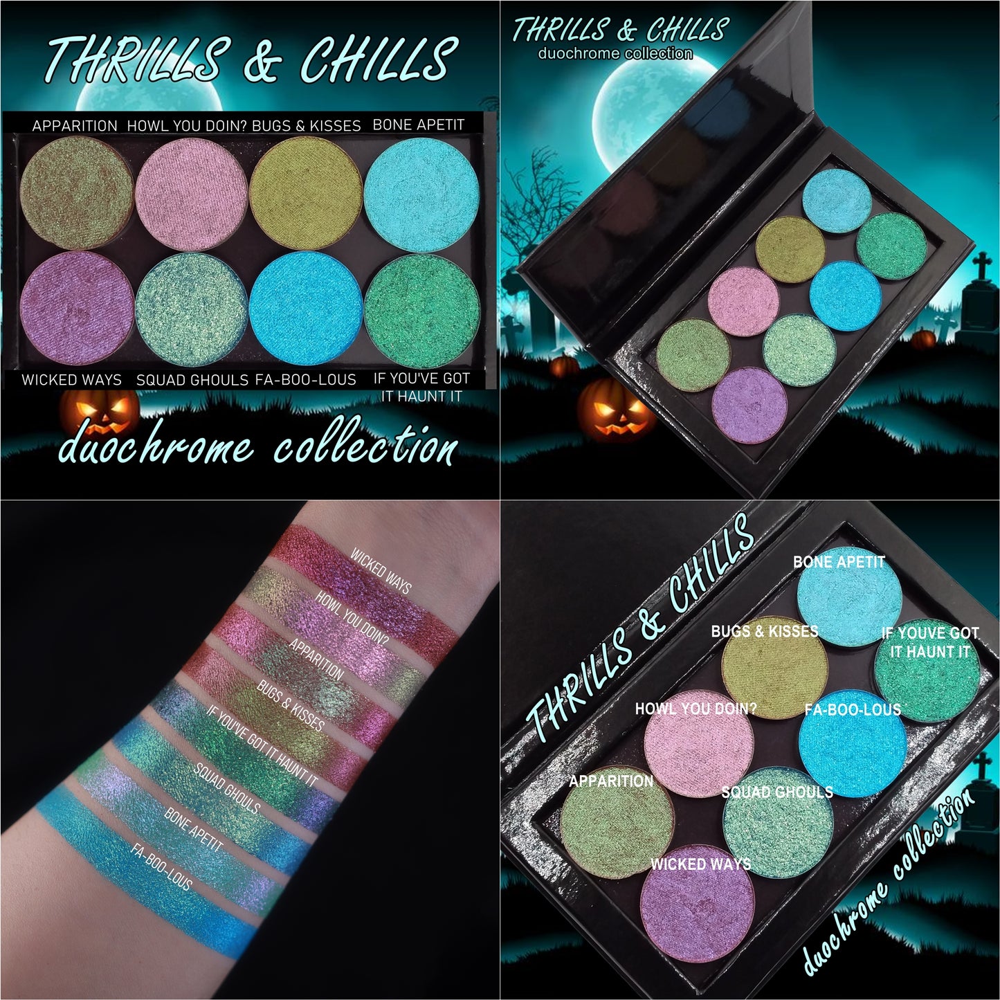 Thrills & Chills Collection-Duochrome Eyeshadows