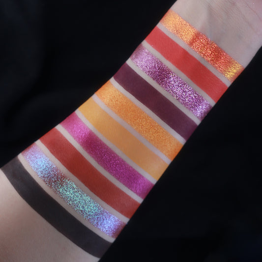 Autumn Moon-Pressed Pigment Palette