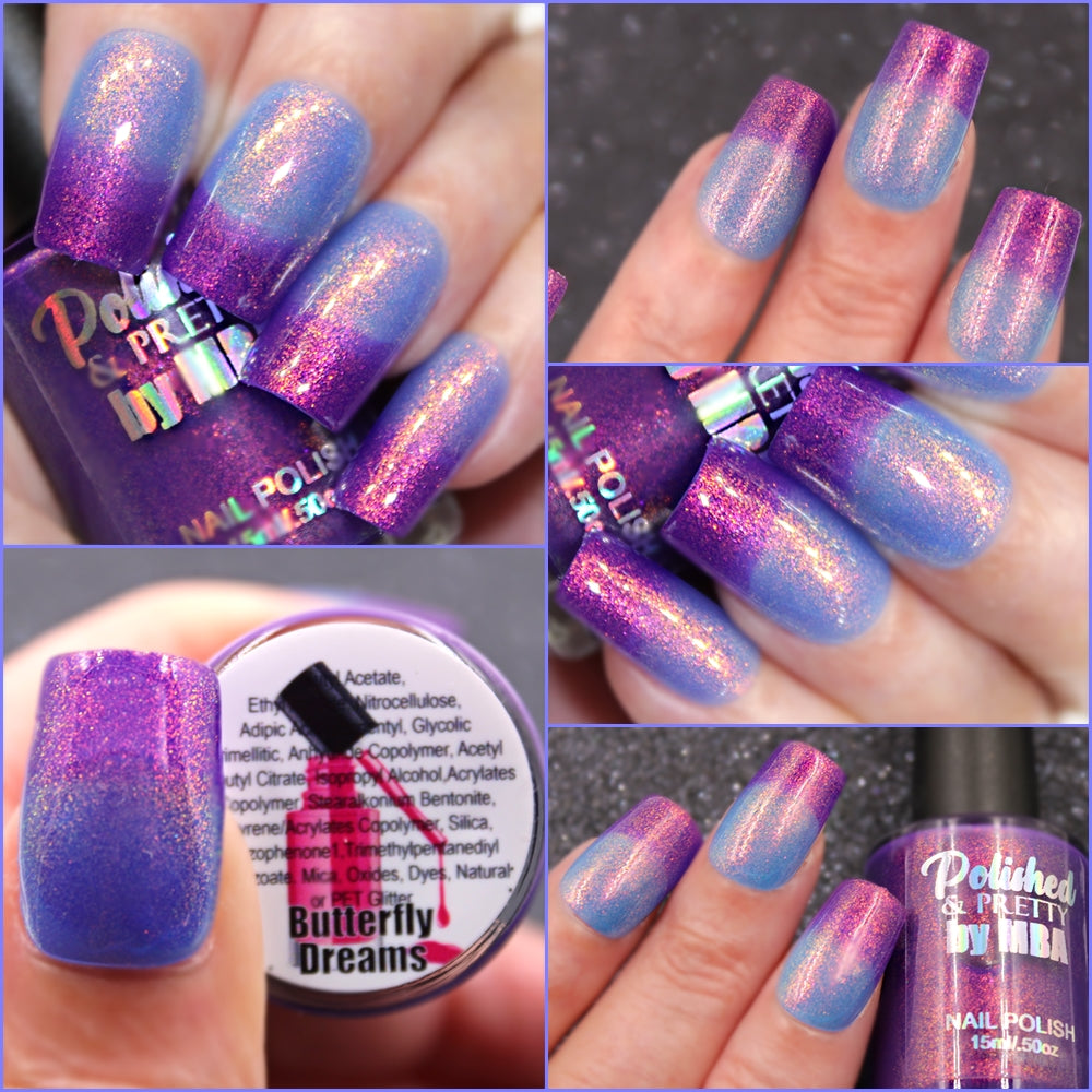 Butterfly Vibes-Nail Polish Collection-15ml Bottles