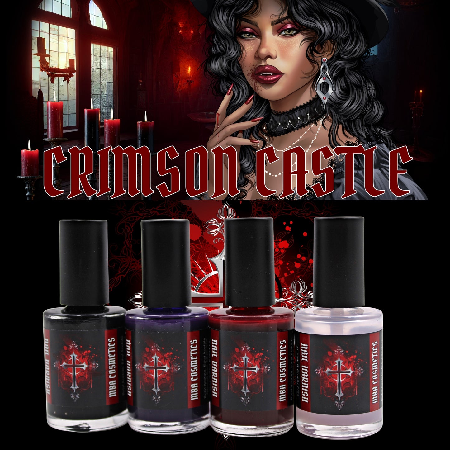 Crimson Castle-Nail Polish Collection