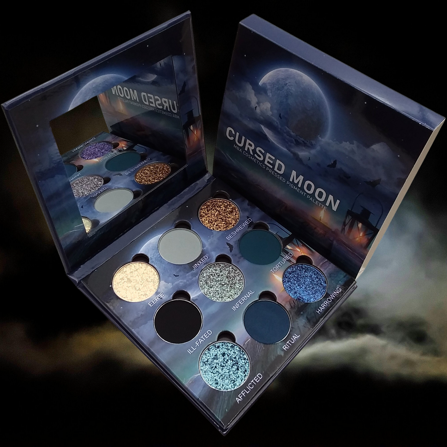 Cursed Moon-Pressed Pigment Palette