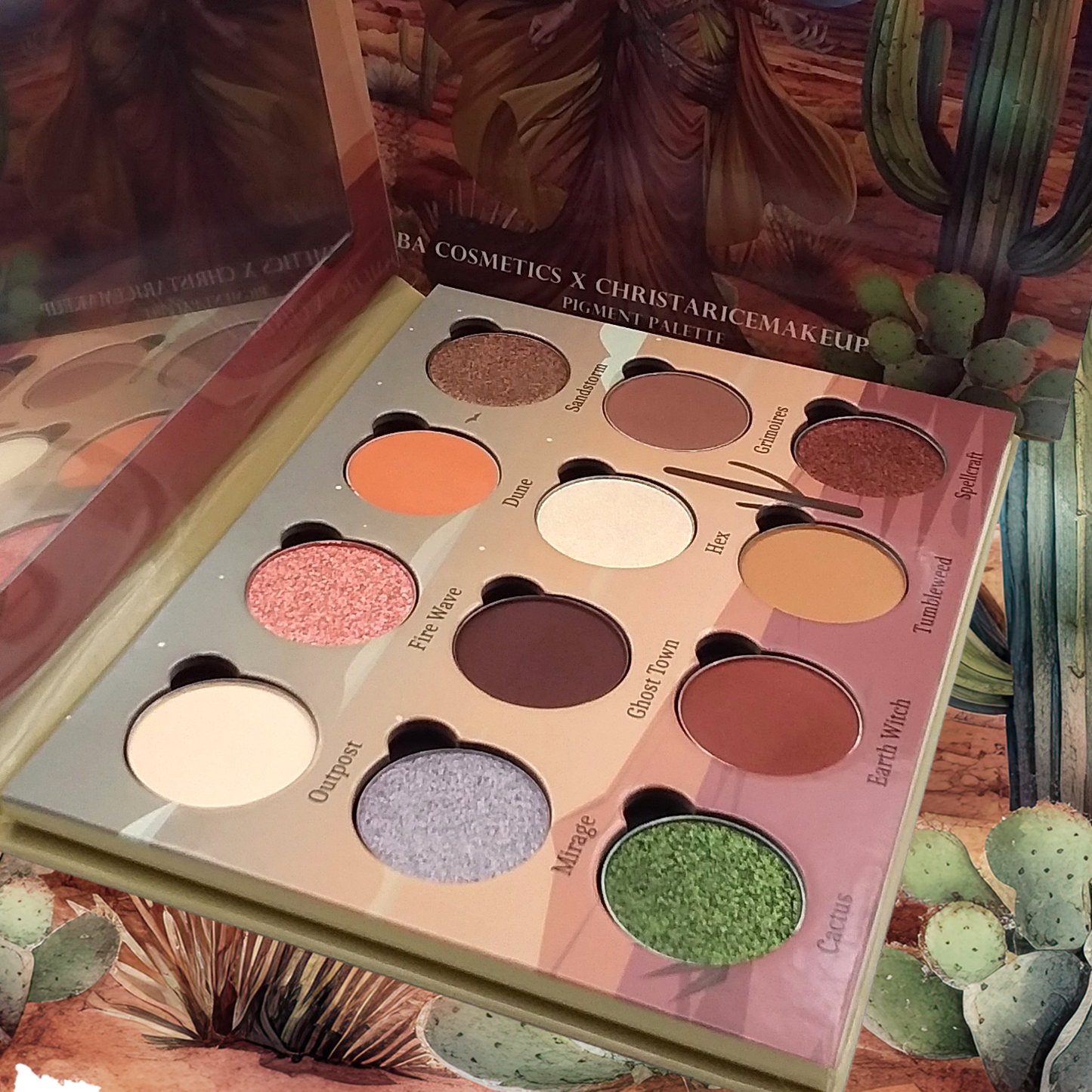 Desert Witch-Pressed Pigment Palette