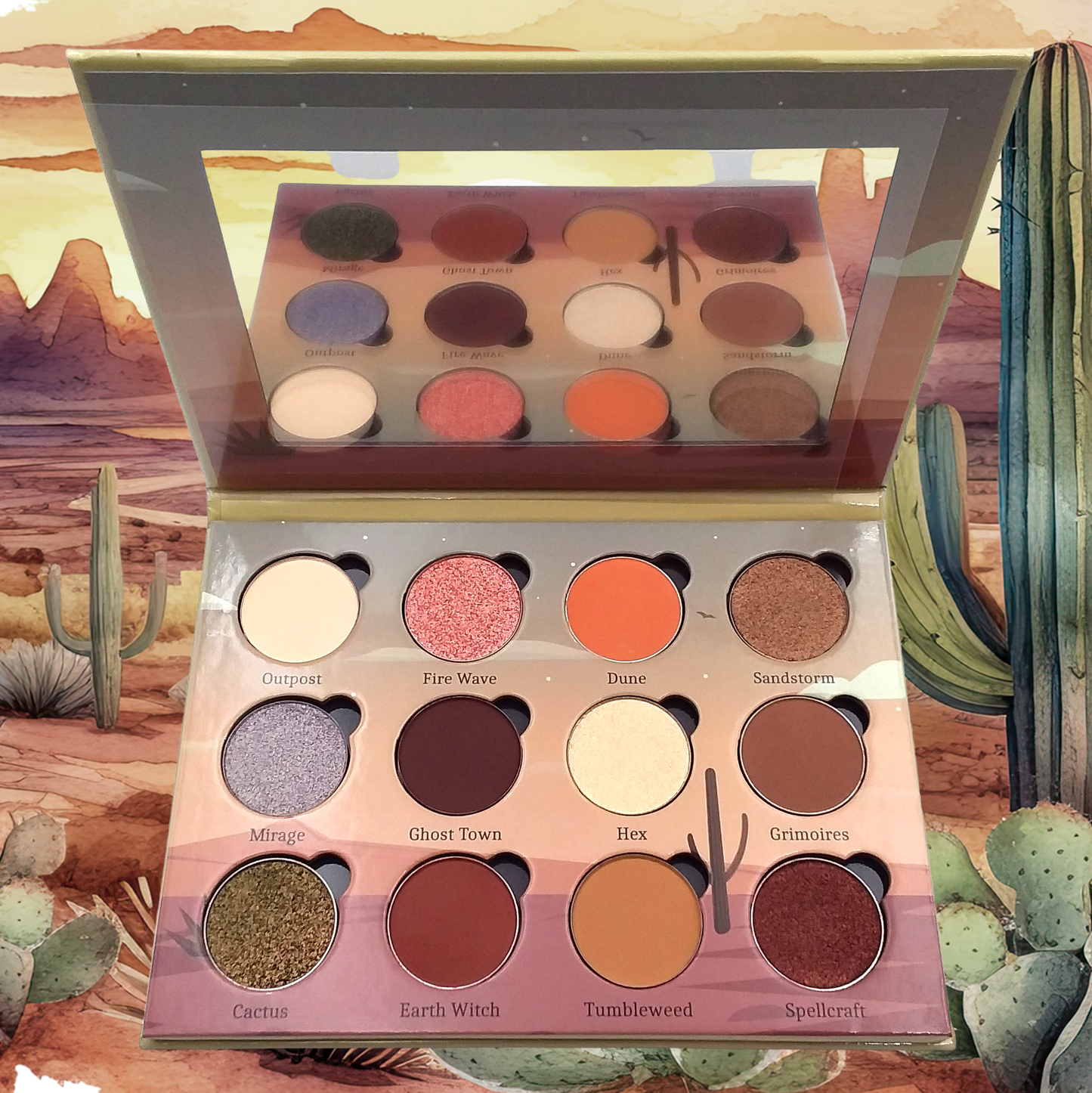 Desert Witch-Pressed Pigment Palette