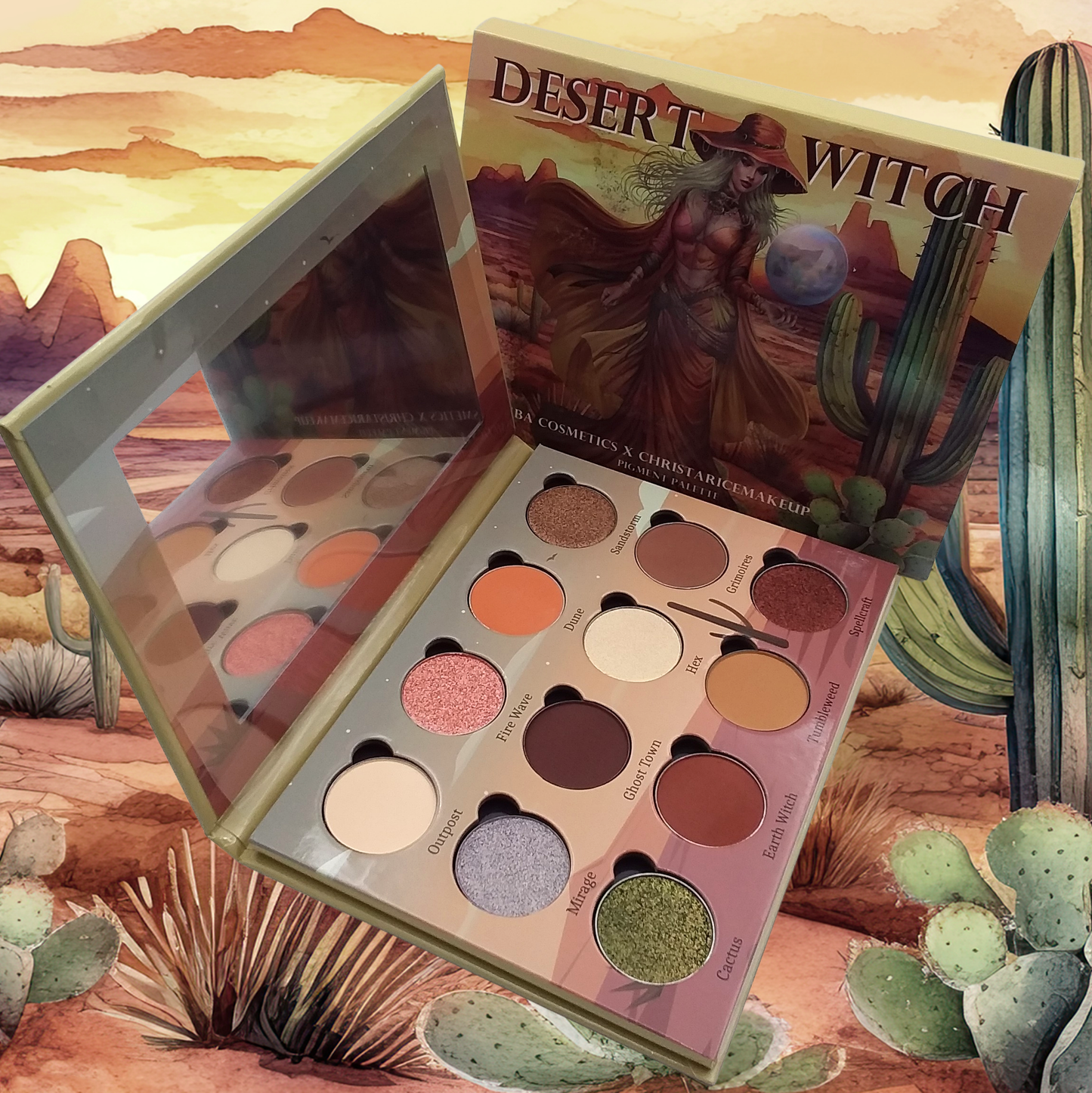 Desert Witch-Pressed Pigment Palette