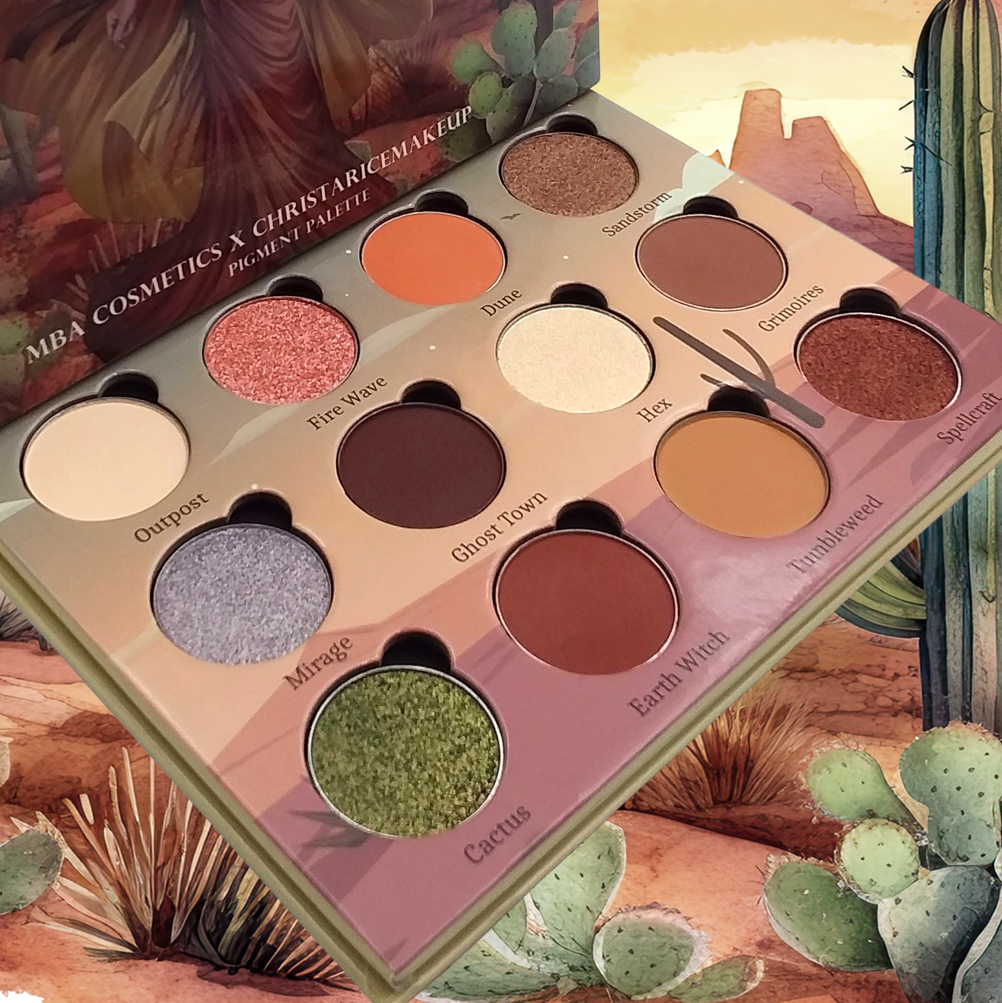 Desert Witch-Pressed Pigment Palette