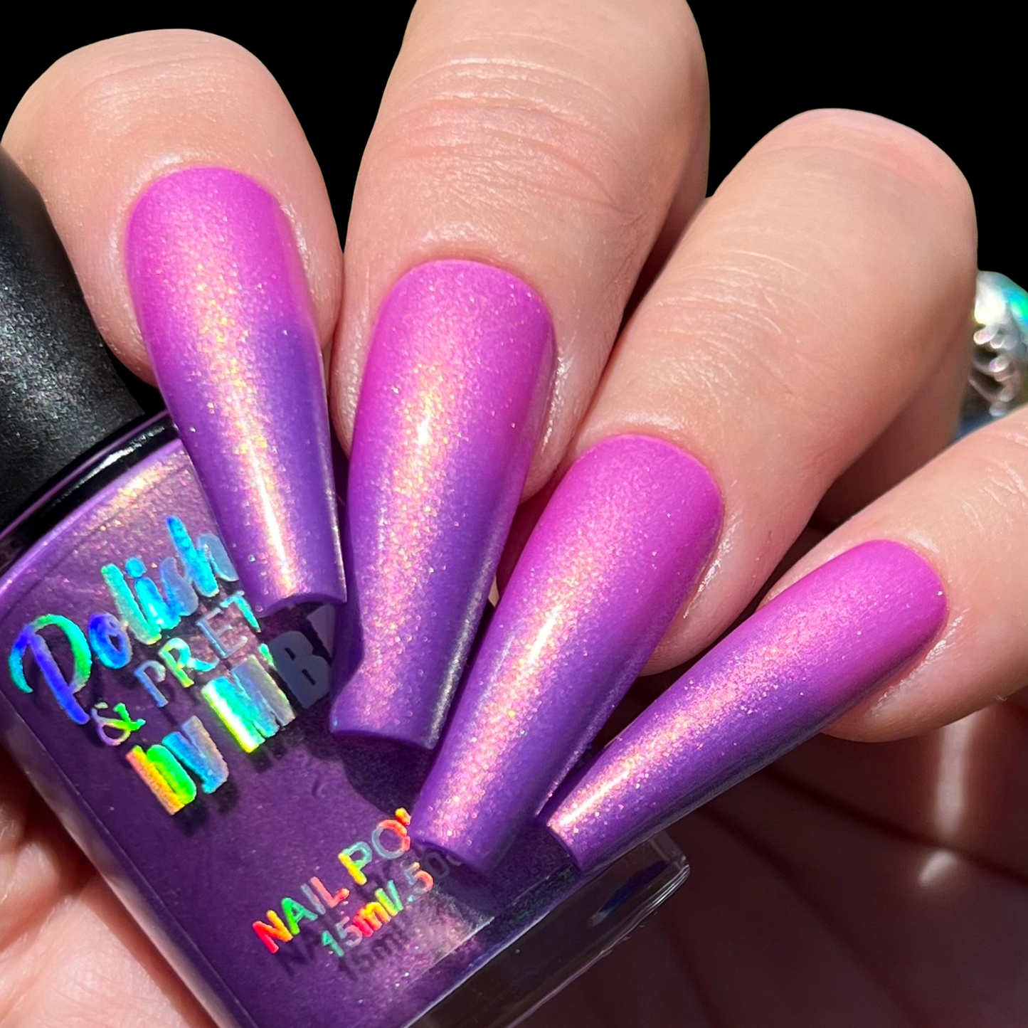Resting Beach Face-Thermal Multichrome Shimmer-Nail Polish