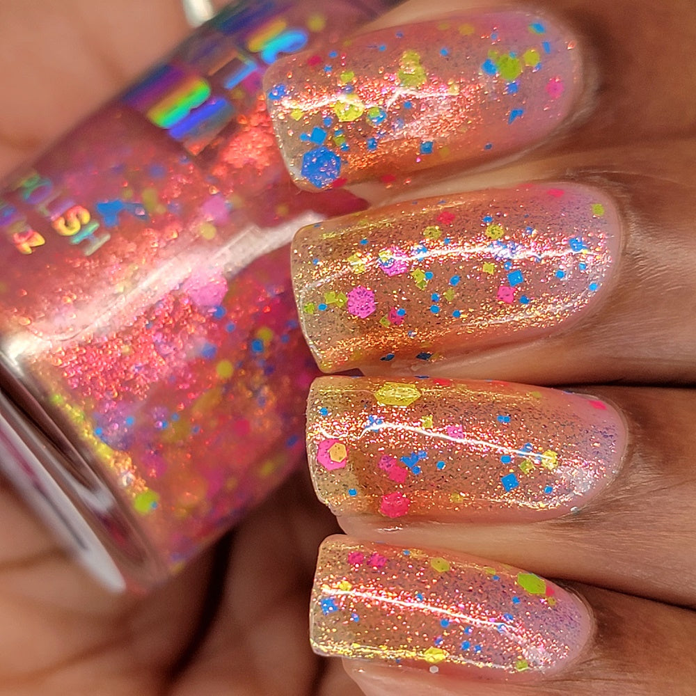 Unicorn Kiss-Iridescent Multichrome Polish-Large 15ml Bottle