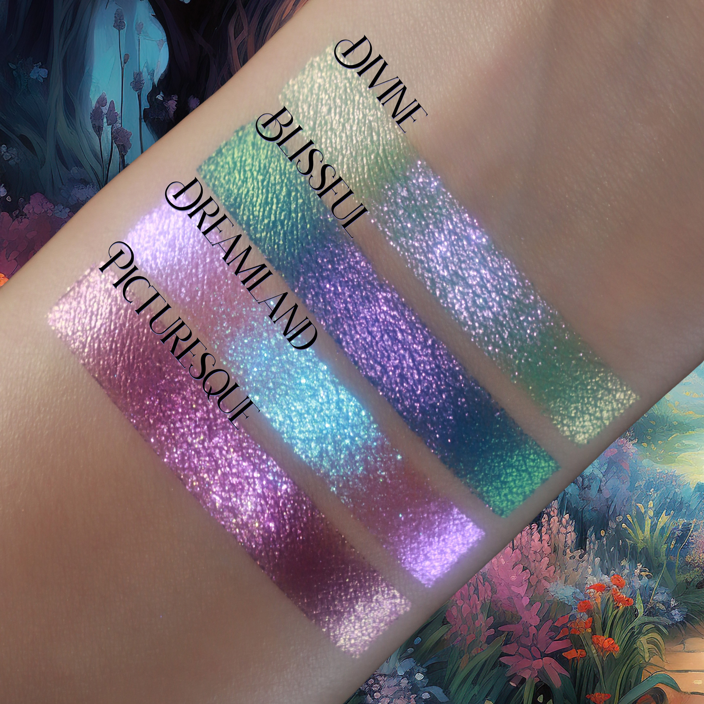 Enchanted Echoes-Pressed Pigment Palette