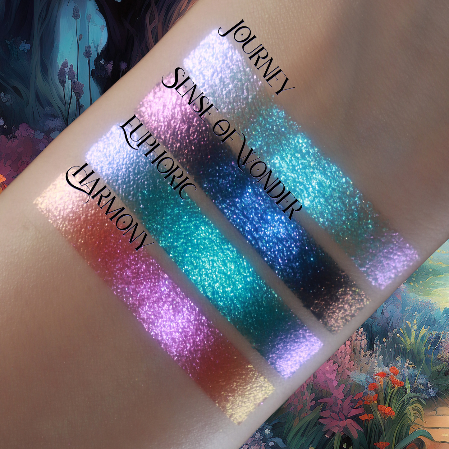 Enchanted Echoes-Pressed Pigment Palette