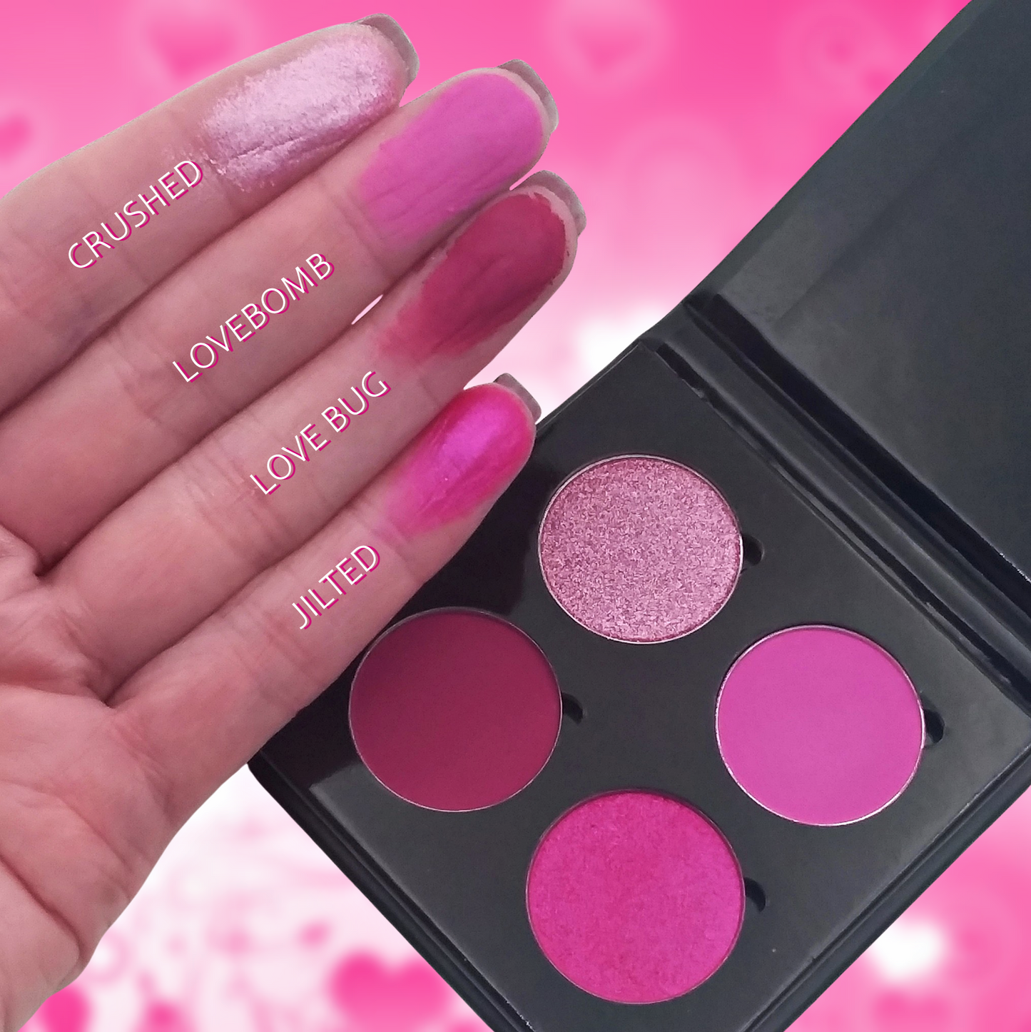 FREE Gift with $75 Purchase-Ex's & Oh's-Valentines Eyeshadow Quad