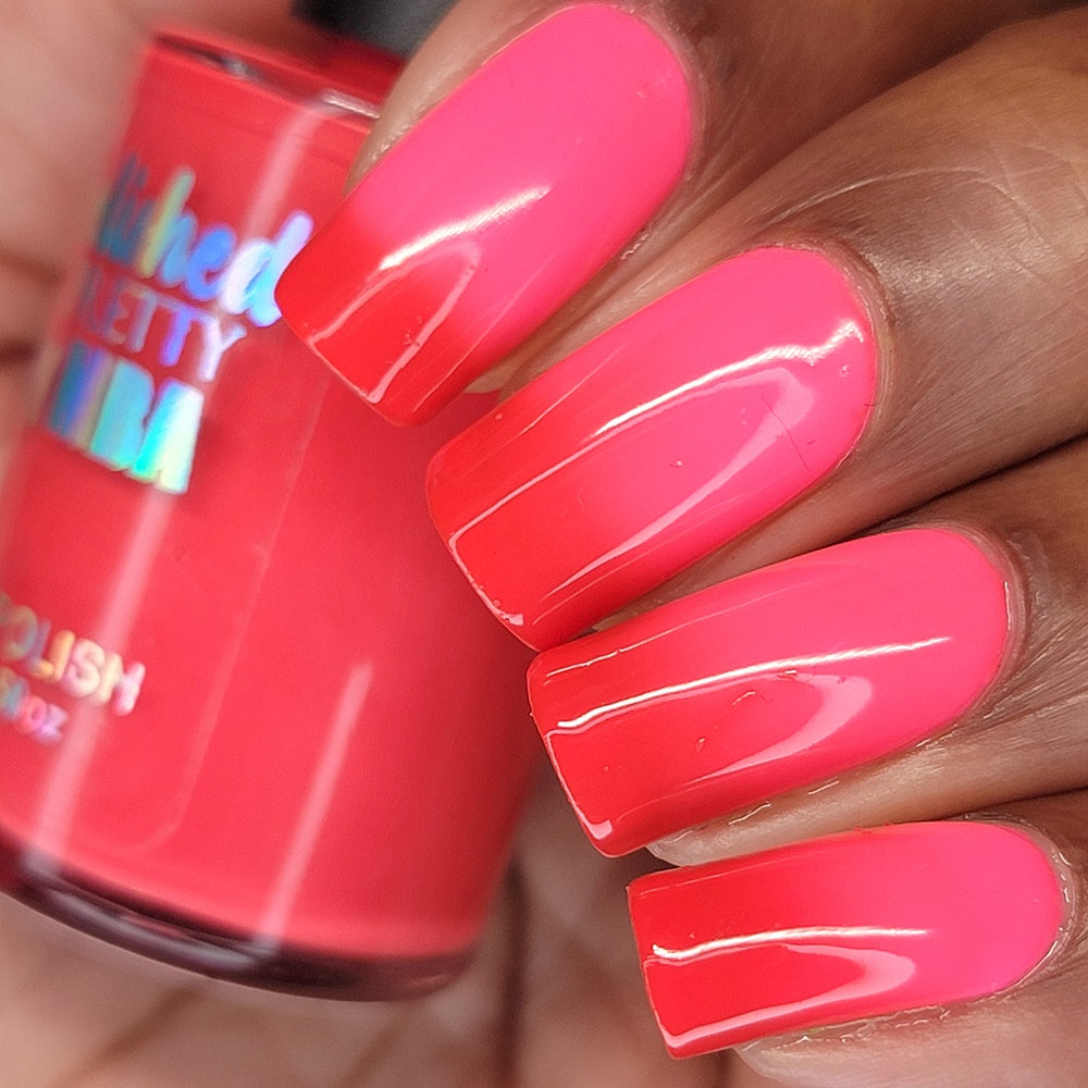 Pink-A-Colada Neon Thermal-Nail Polish Large 15ml