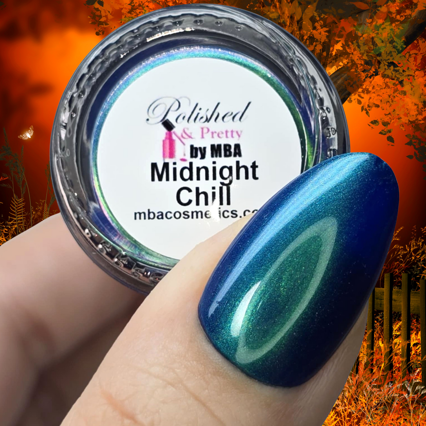 Midnight Chill-Multichrome Shimmer-Nail Polish