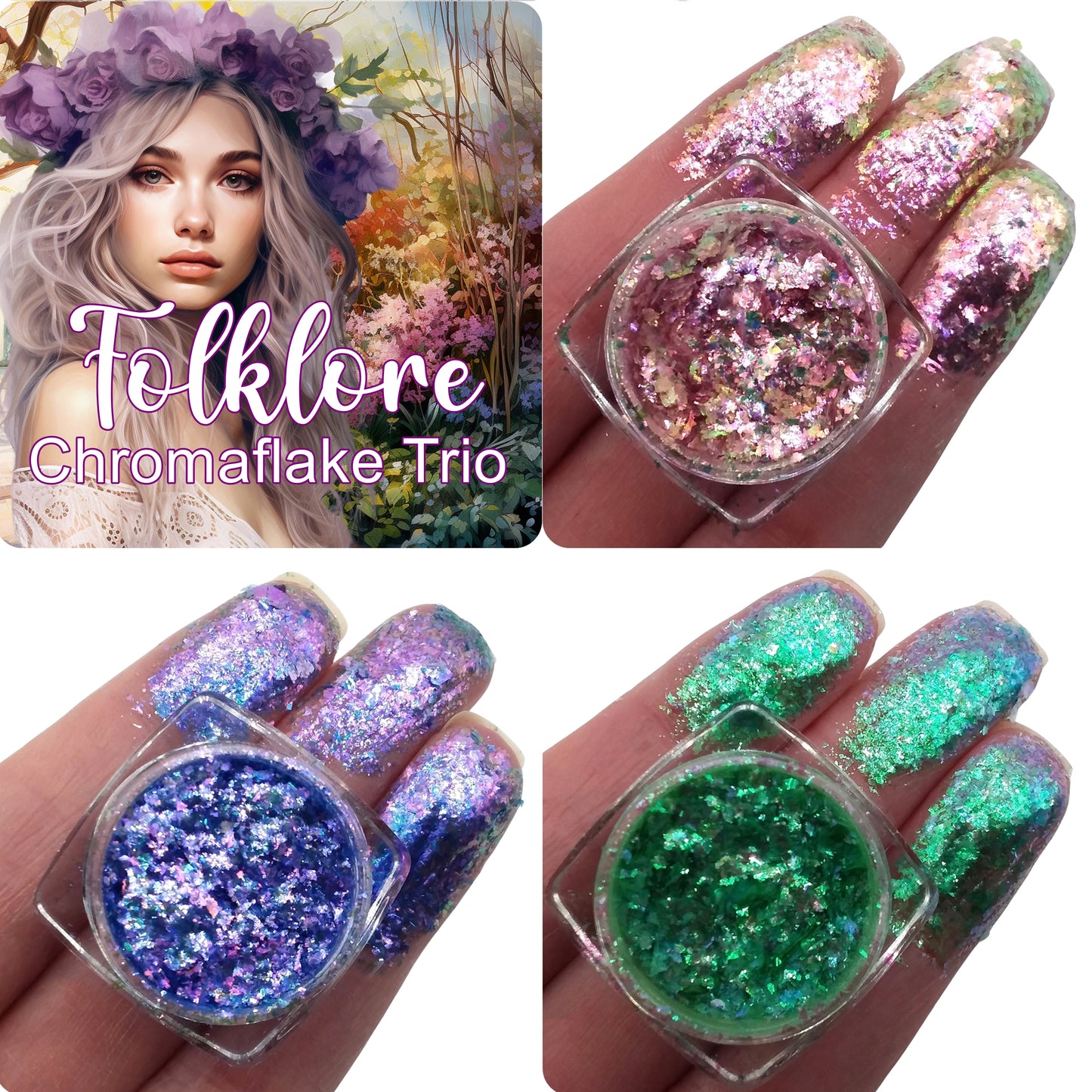 Mythical-Chromaflake Multichrome Flake Eyeshadow Flakes