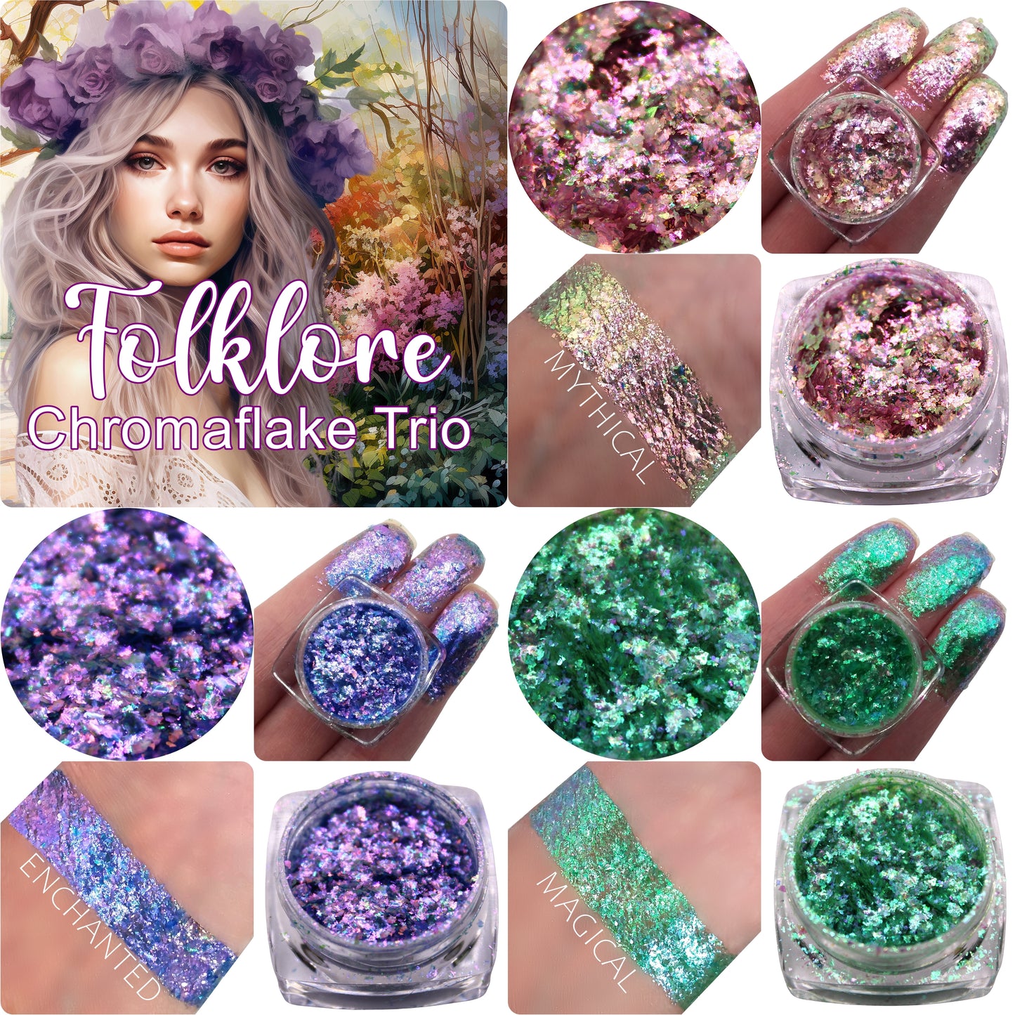 Folklore-Chromaflake Eyeshadow Flake Collection