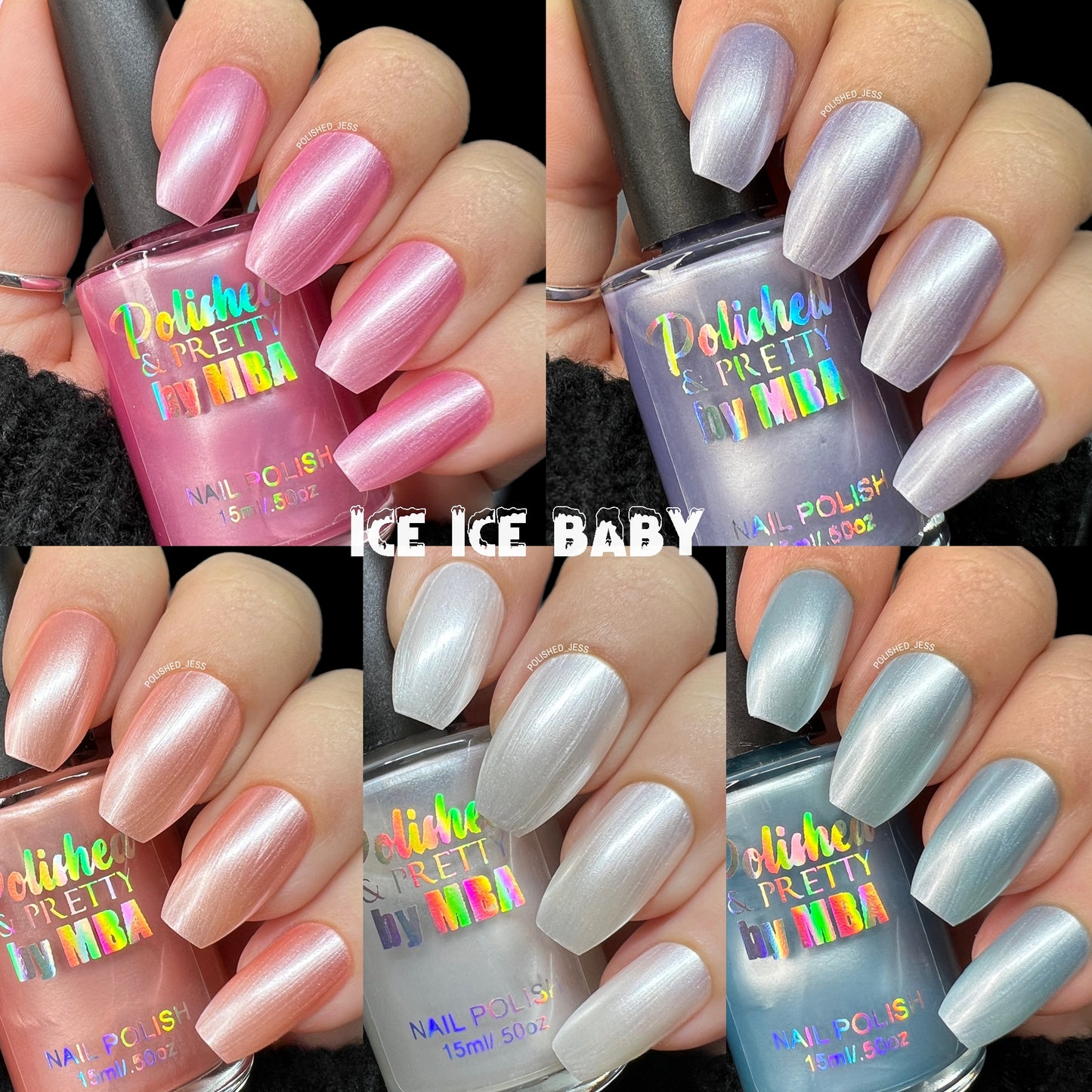 Iced Pink-Nail Polish Large 15ml