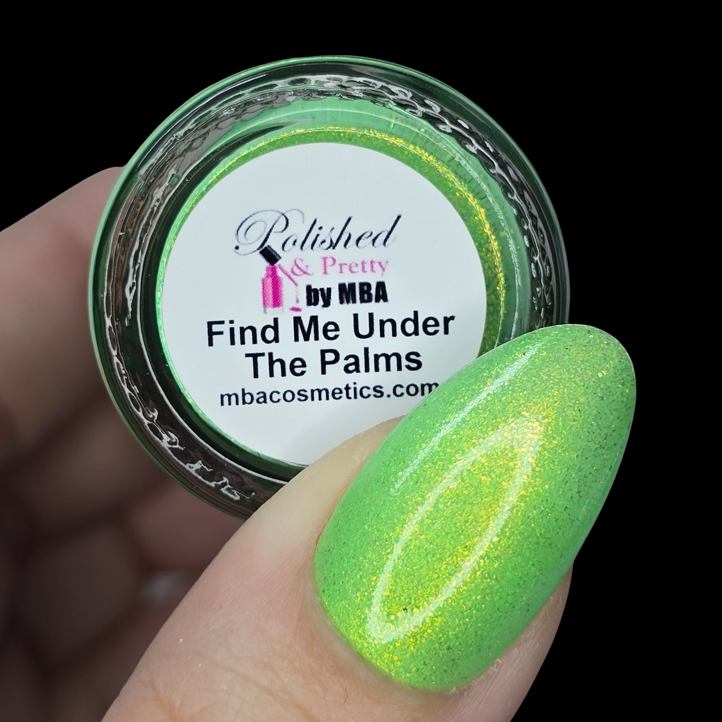 Find Me Under The Palms-Solar Multichrome Shimmer Crelly Nail Polish