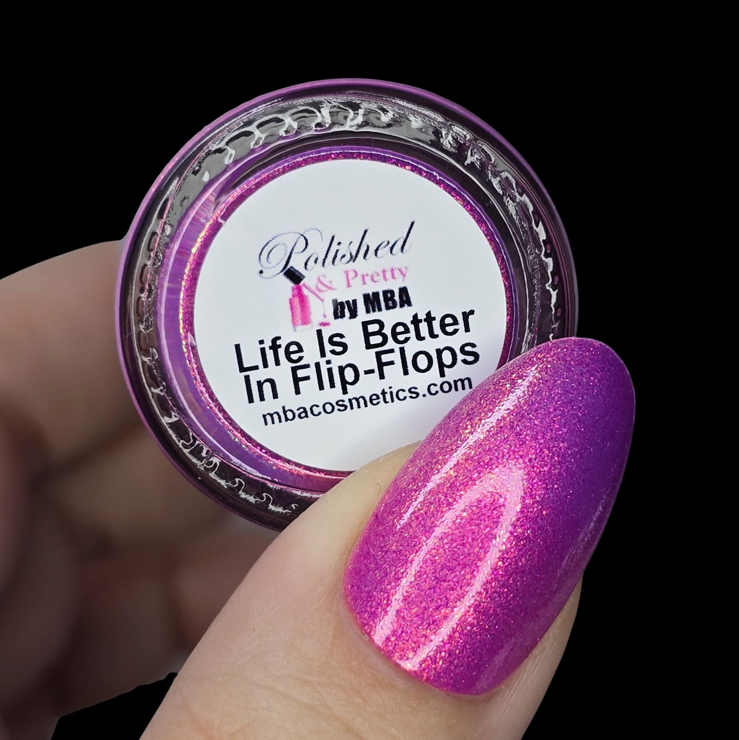 Life Is Better In Flip Flops-Solar Multichrome Shimmer Crelly Nail Polish