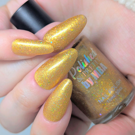 Leprechaun Loot-Gold Glitter Polish