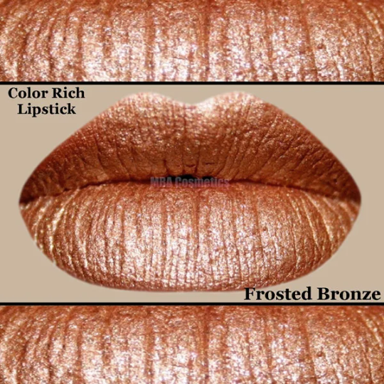 Frosted Bronze Color Rich Lipstick