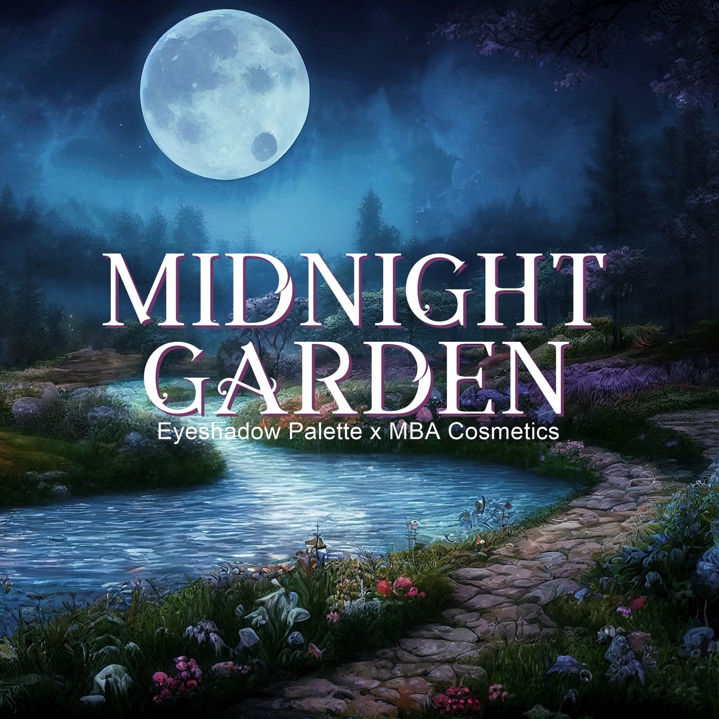 COMING SOON-Midnight Garden-Pressed Eyeshadow Palette