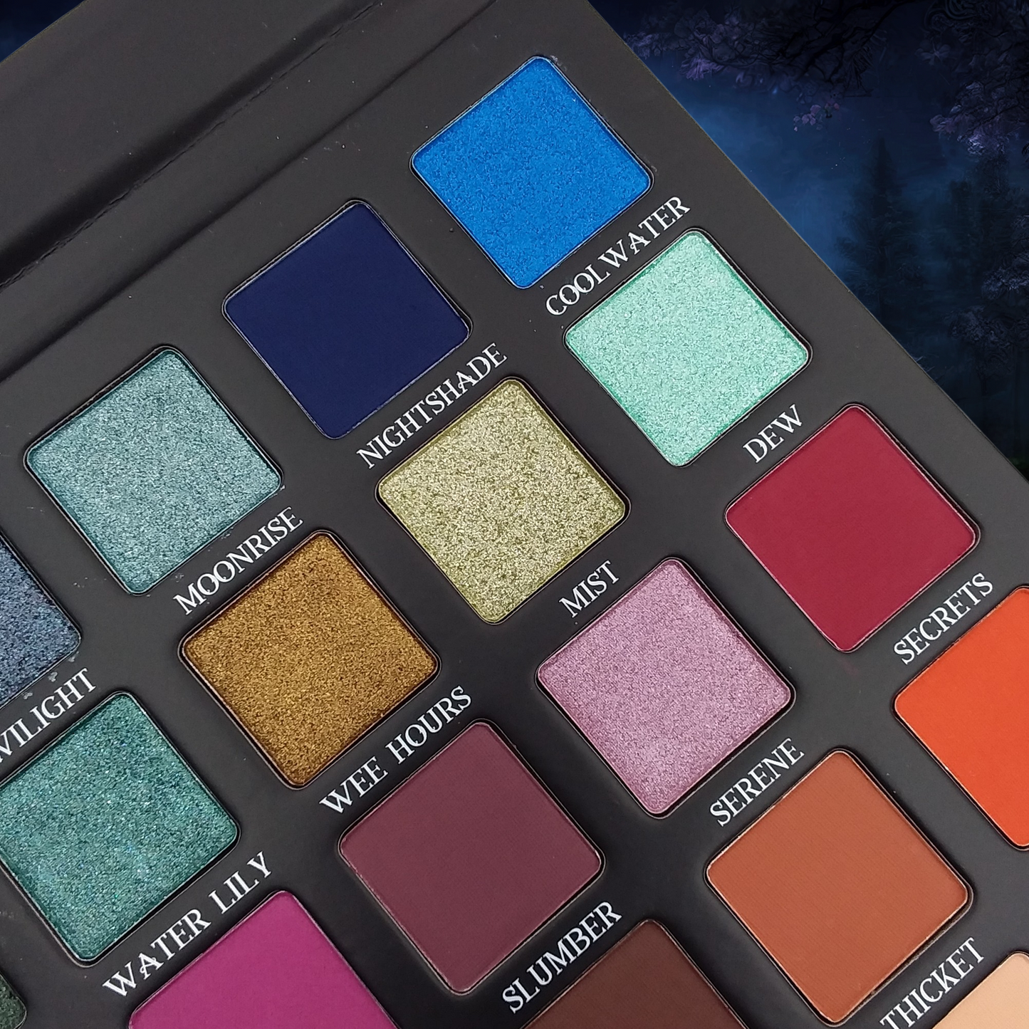 COMING SOON-Midnight Garden-Pressed Eyeshadow Palette