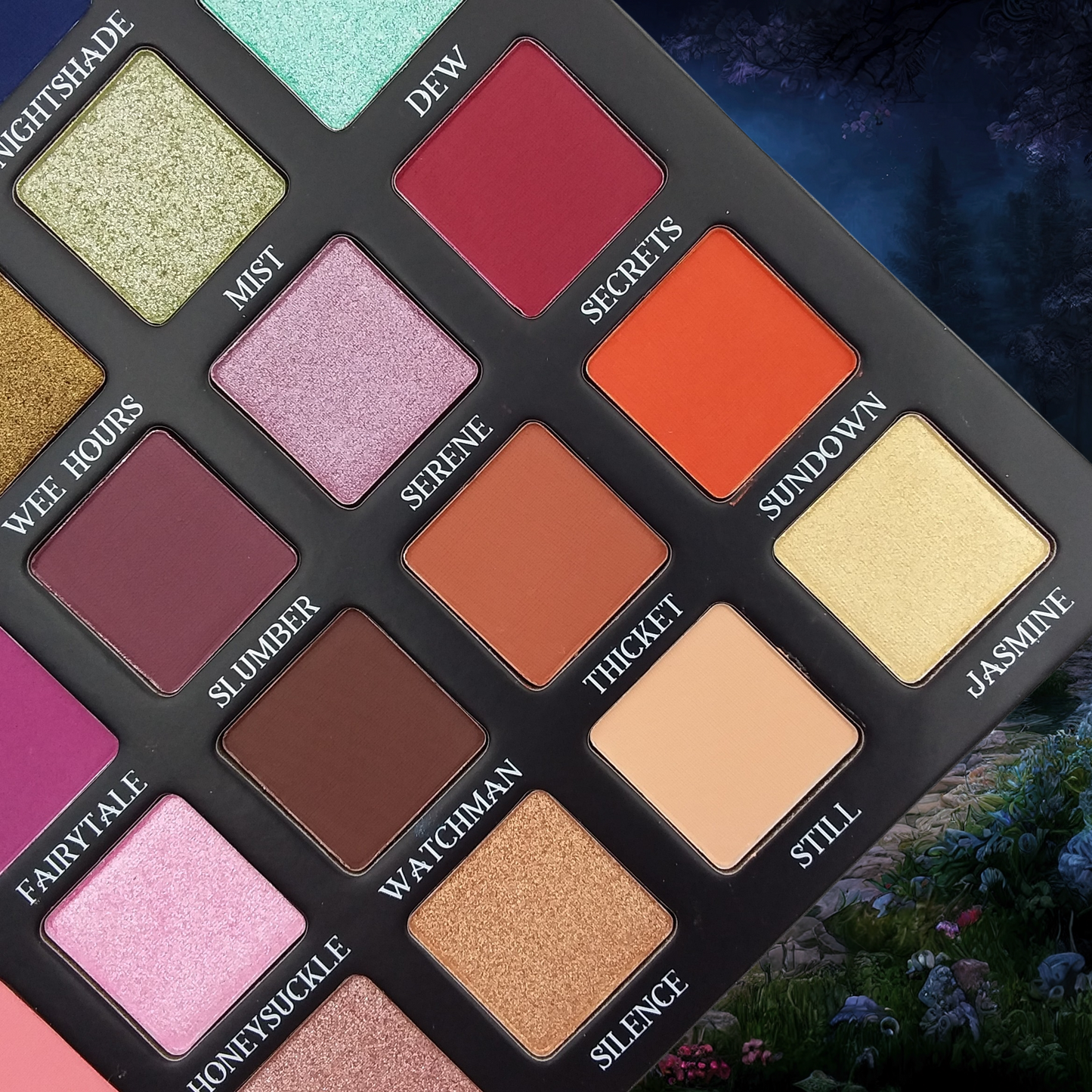 COMING SOON-Midnight Garden-Pressed Eyeshadow Palette