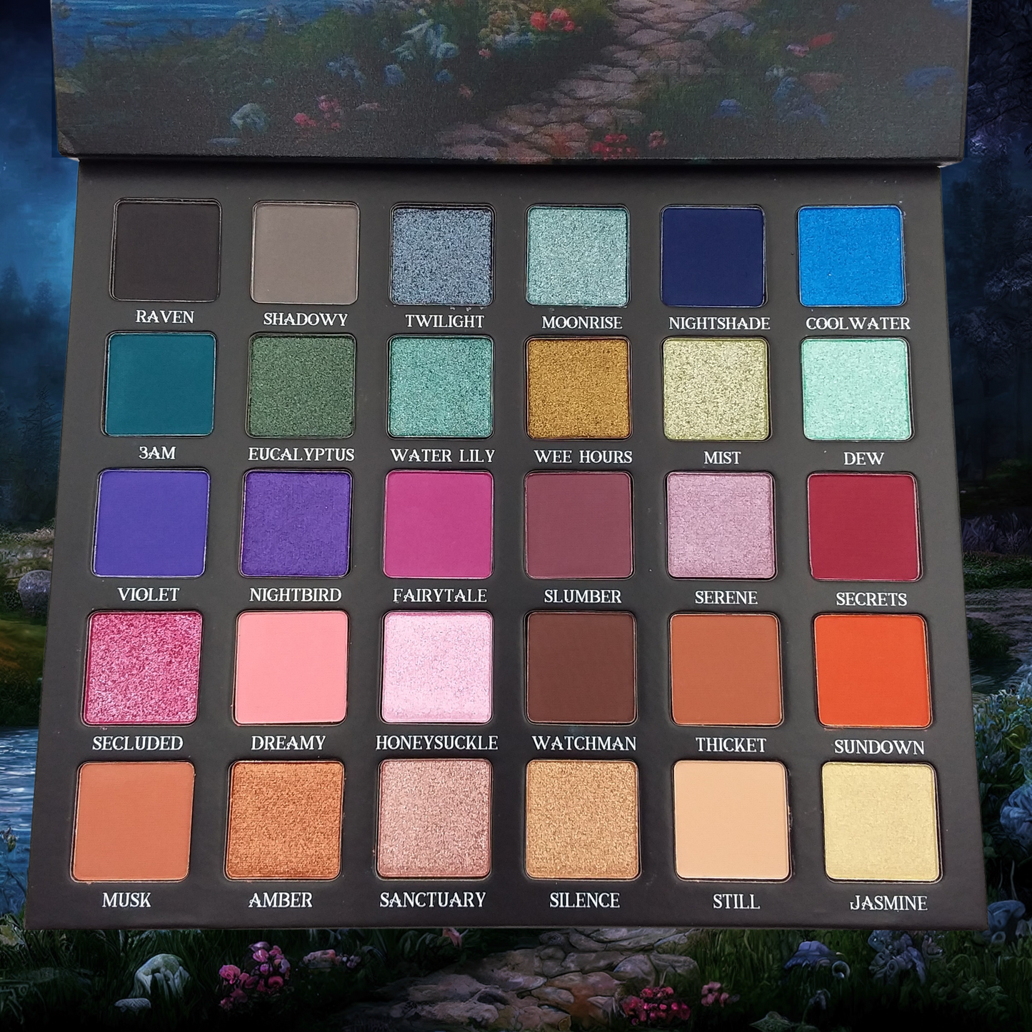 COMING SOON-Midnight Garden-Pressed Eyeshadow Palette