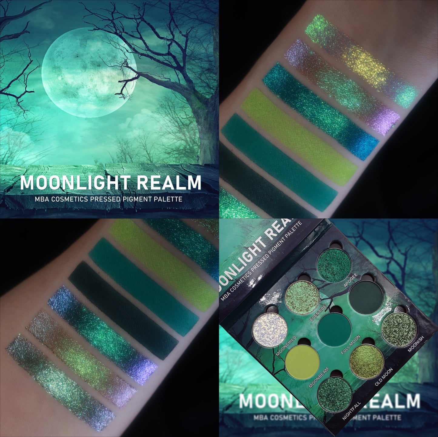 Moonlight Realm-Pressed Pigment Palette