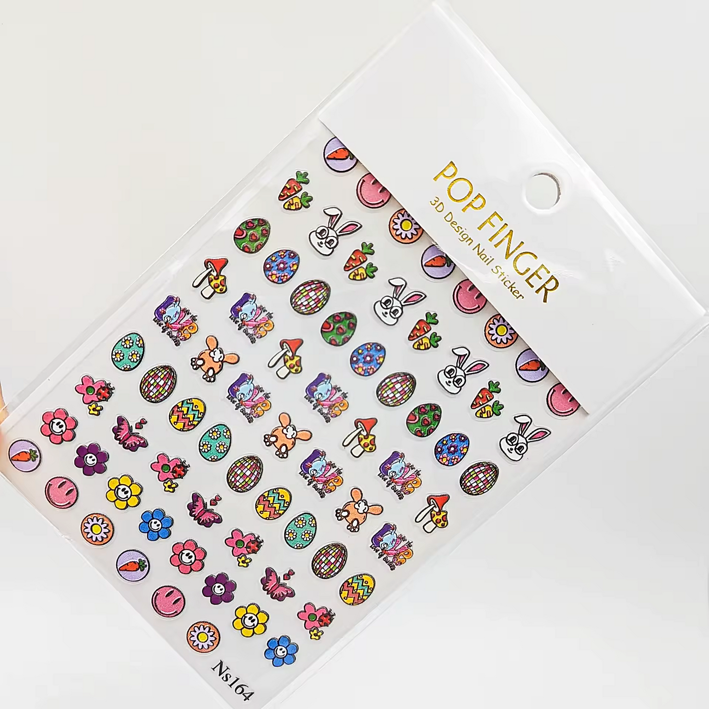 Easter Nail Decals- Self Adhesive 5D Nail Art NS164