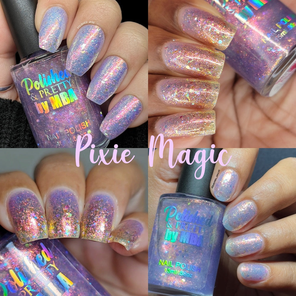 Pixie Magic-Iridescent Multichrome Polish-Large 15ml Bottle