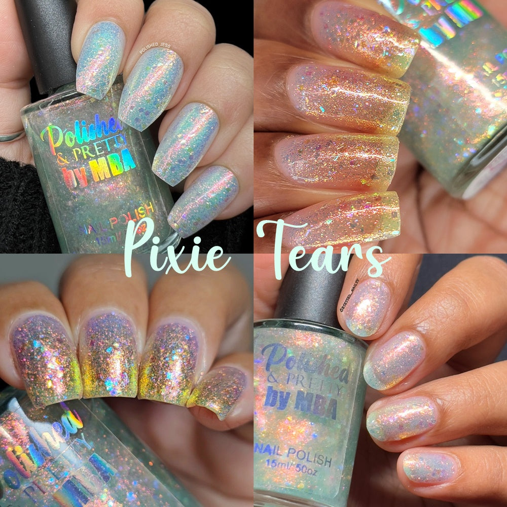 Pixie Tears-Iridescent Multichrome Polish-Large 15ml Bottle