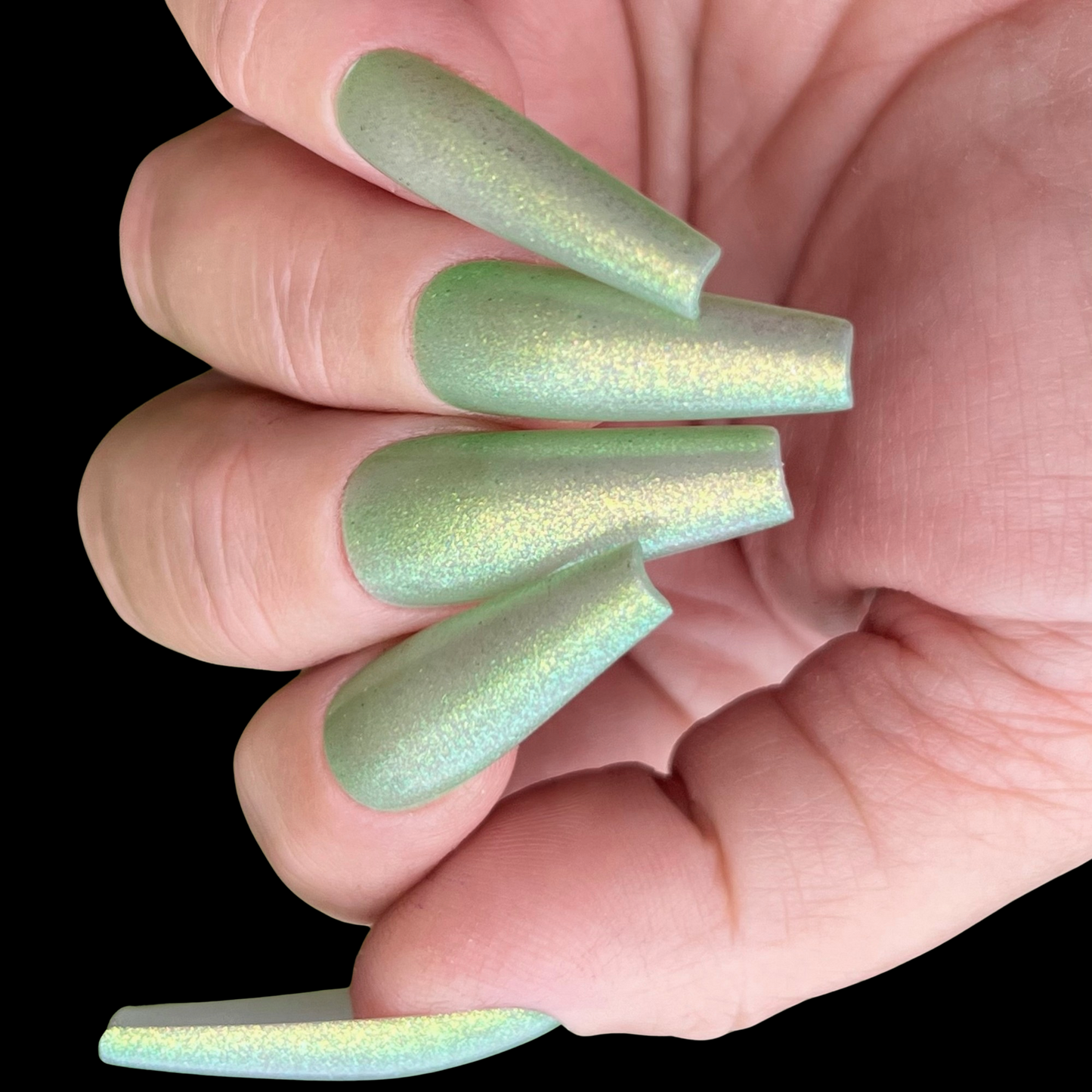 Find Me Under The Palms-Solar Multichrome Shimmer Crelly Nail Polish