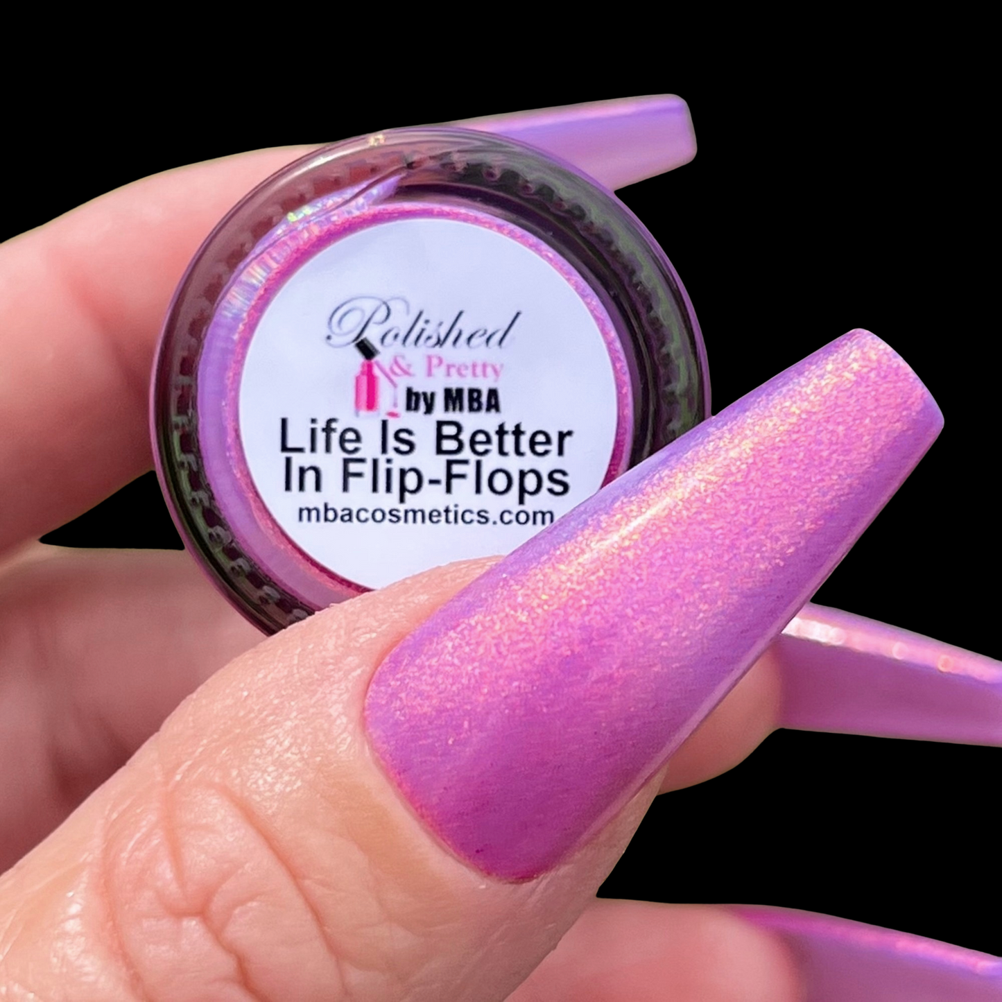 Life Is Better In Flip Flops-Solar Multichrome Shimmer Crelly Nail Polish