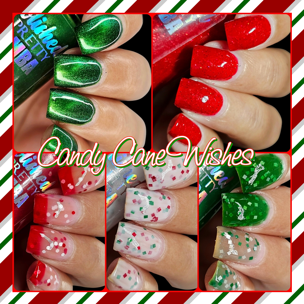 Vibrant,Candy Cane Chunky Holographic Glitter, Glitter for