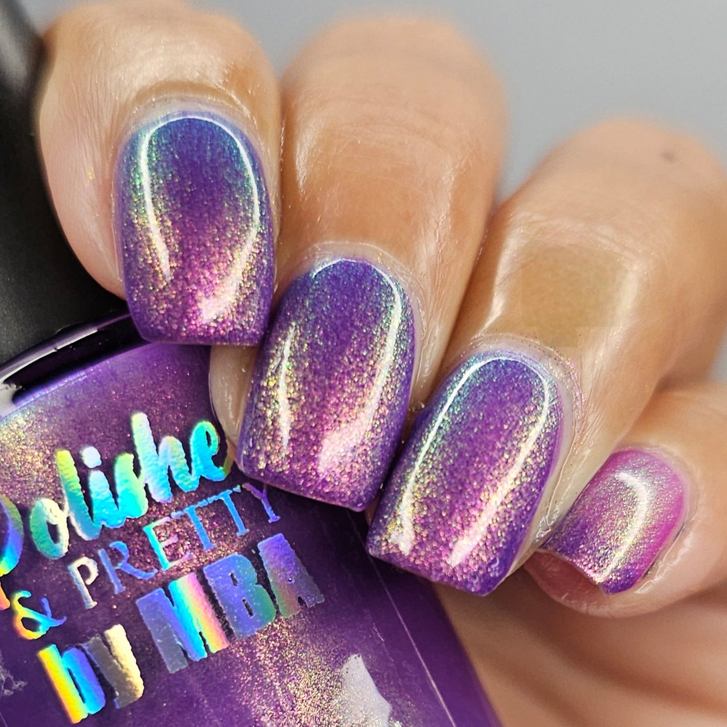 Resting Beach Face-Thermal Multichrome Shimmer-Nail Polish