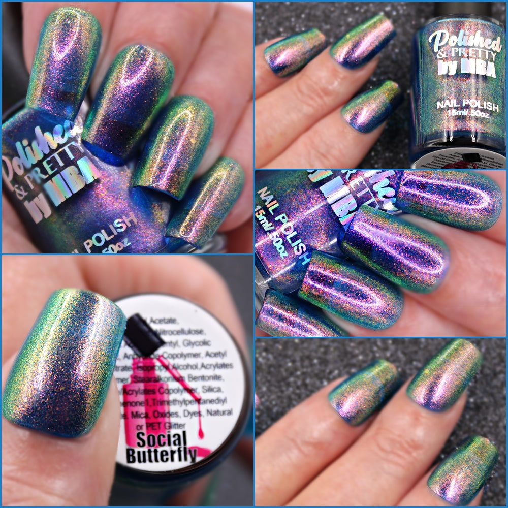 Butterfly Vibes-Nail Polish Collection-15ml Bottles