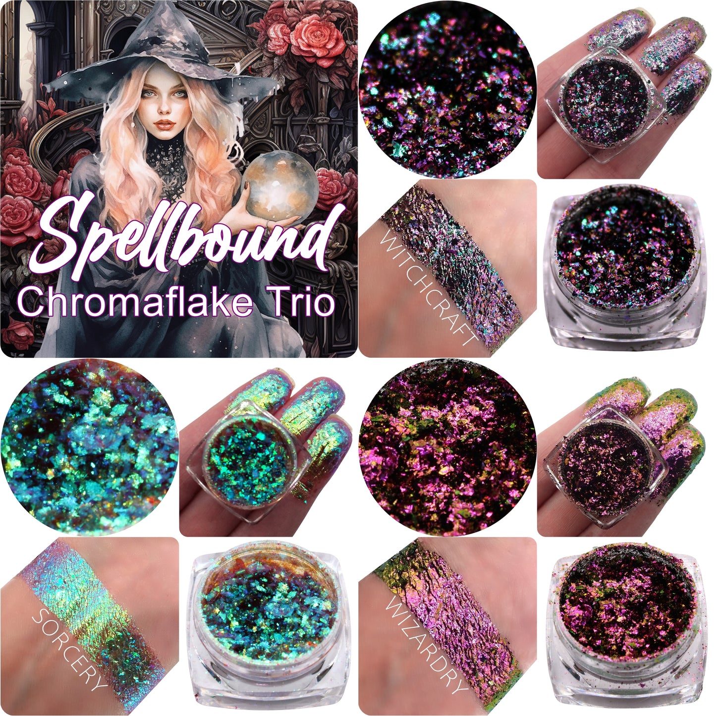 Spellbound-Chromaflake Eyeshadow Flake Collection