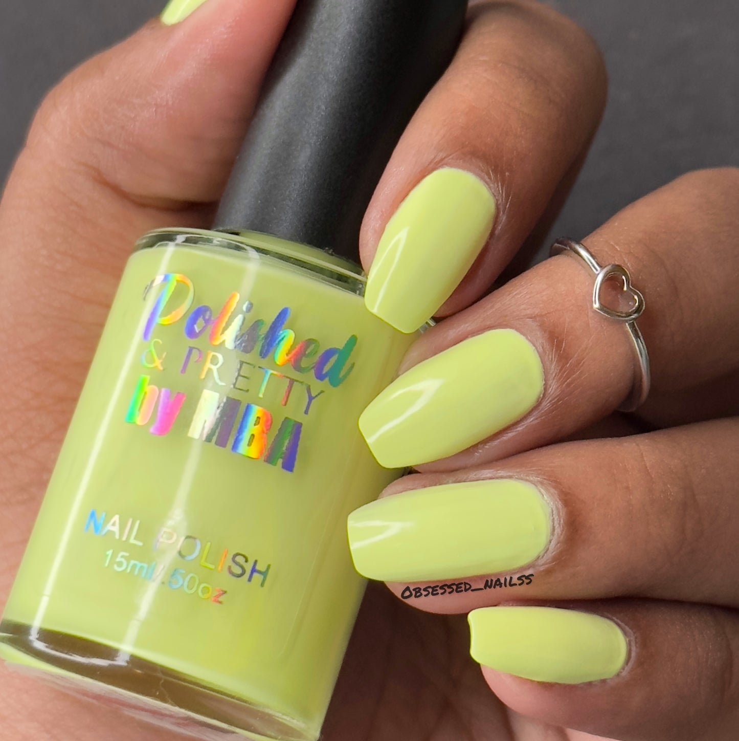 Chickadee-Pastel Neon Nail Polish-Large 15ml Bottle