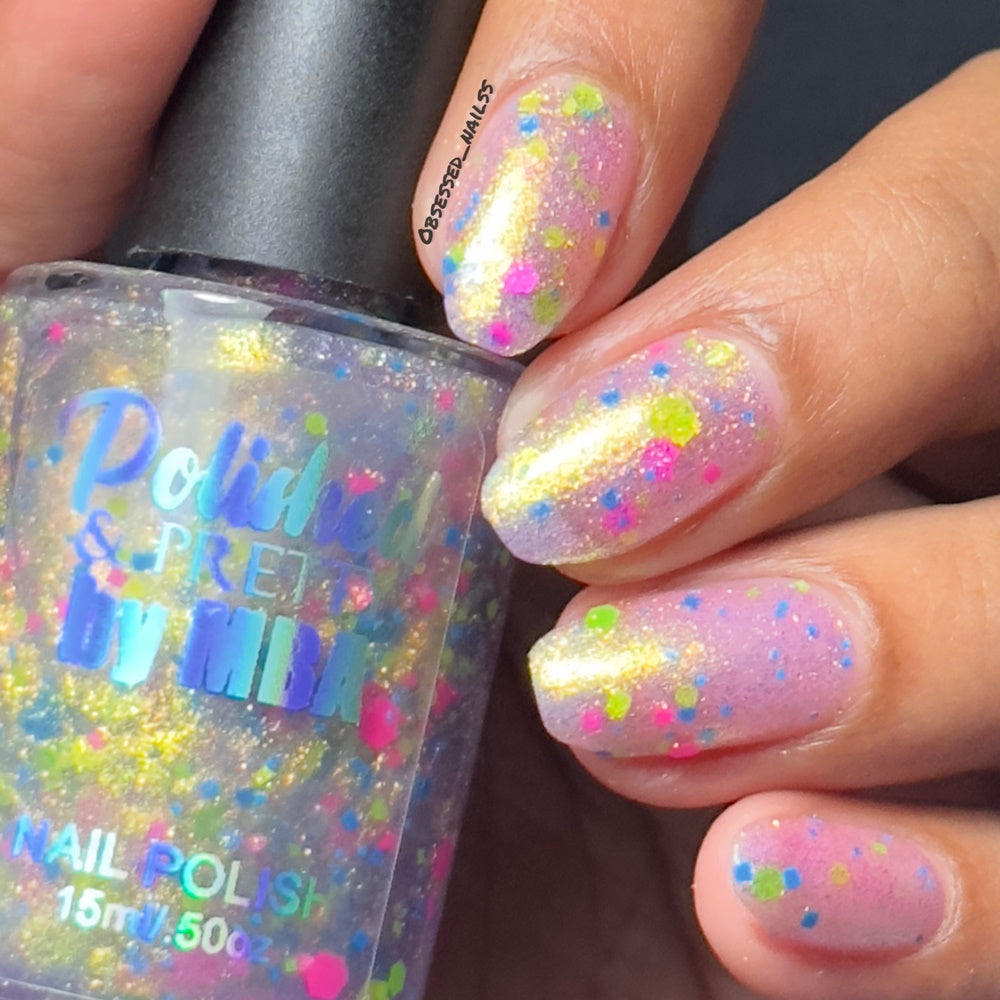 Unicorn Candy-Iridescent Multichrome Polish-Large 15ml Bottle