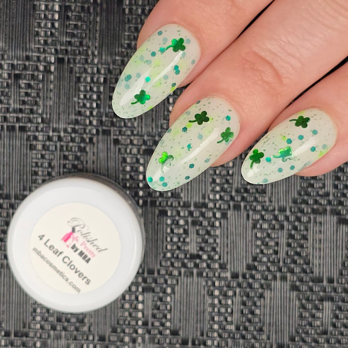 Shamrockin' & Rollin'-White Crelly Polish