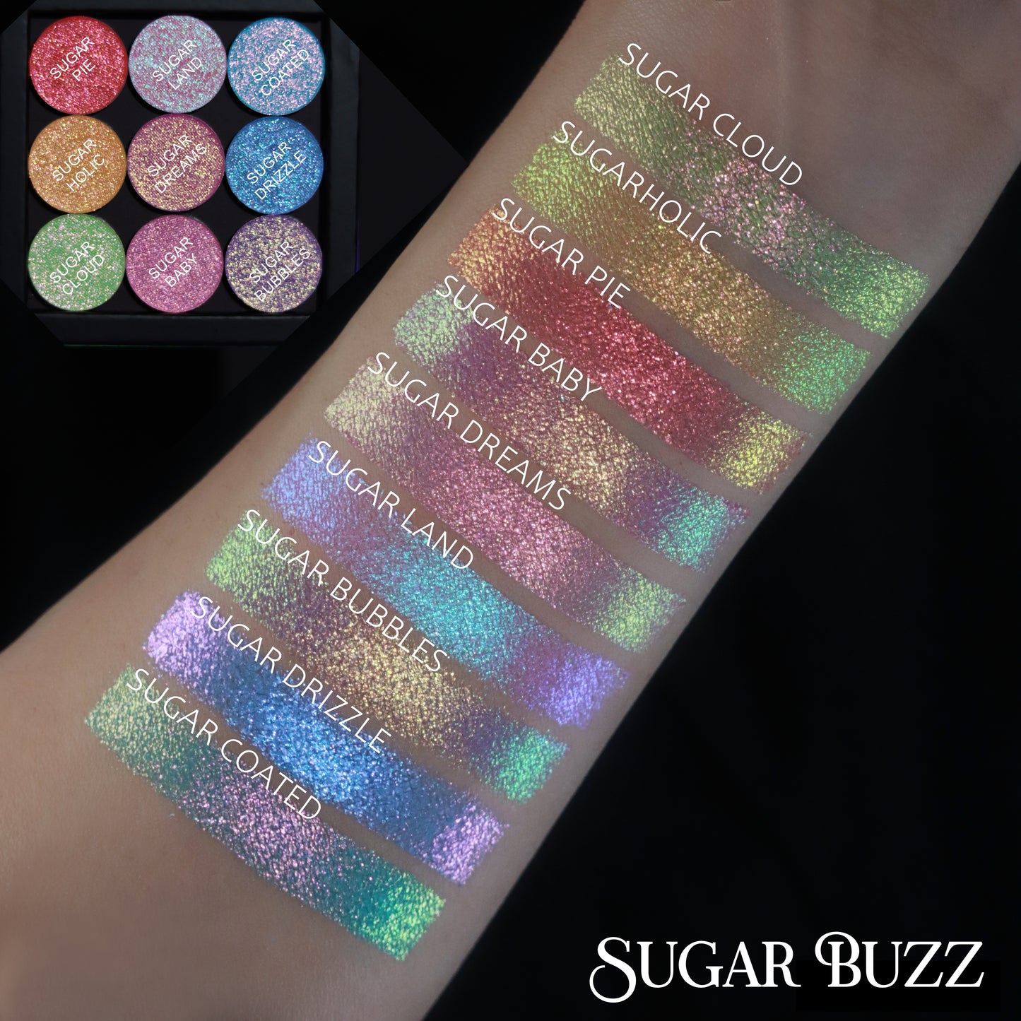 Sugar Buzz Collection-Multichrome Eyeshadows