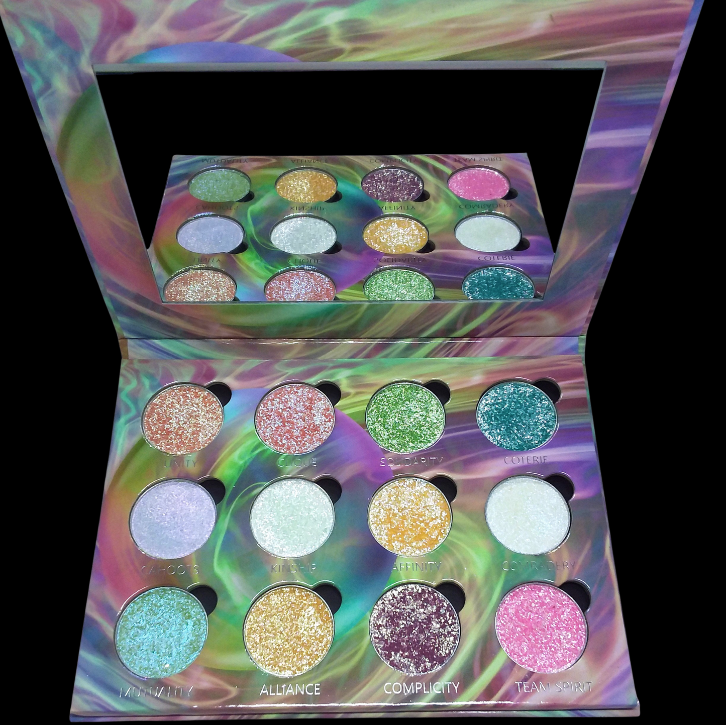 Synergy-Pressed Pigment Palette