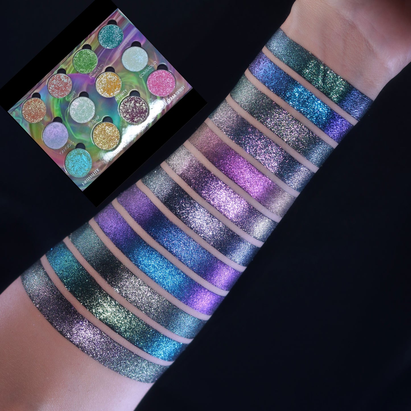 Synergy-Pressed Pigment Palette