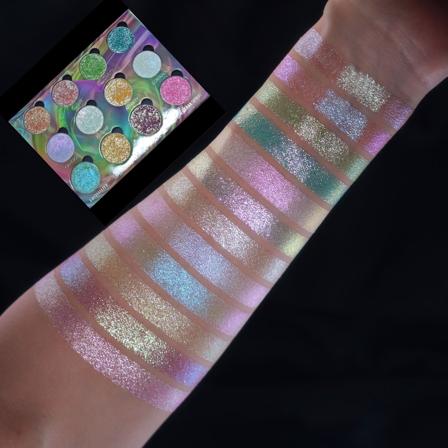 Synergy-Pressed Pigment Palette