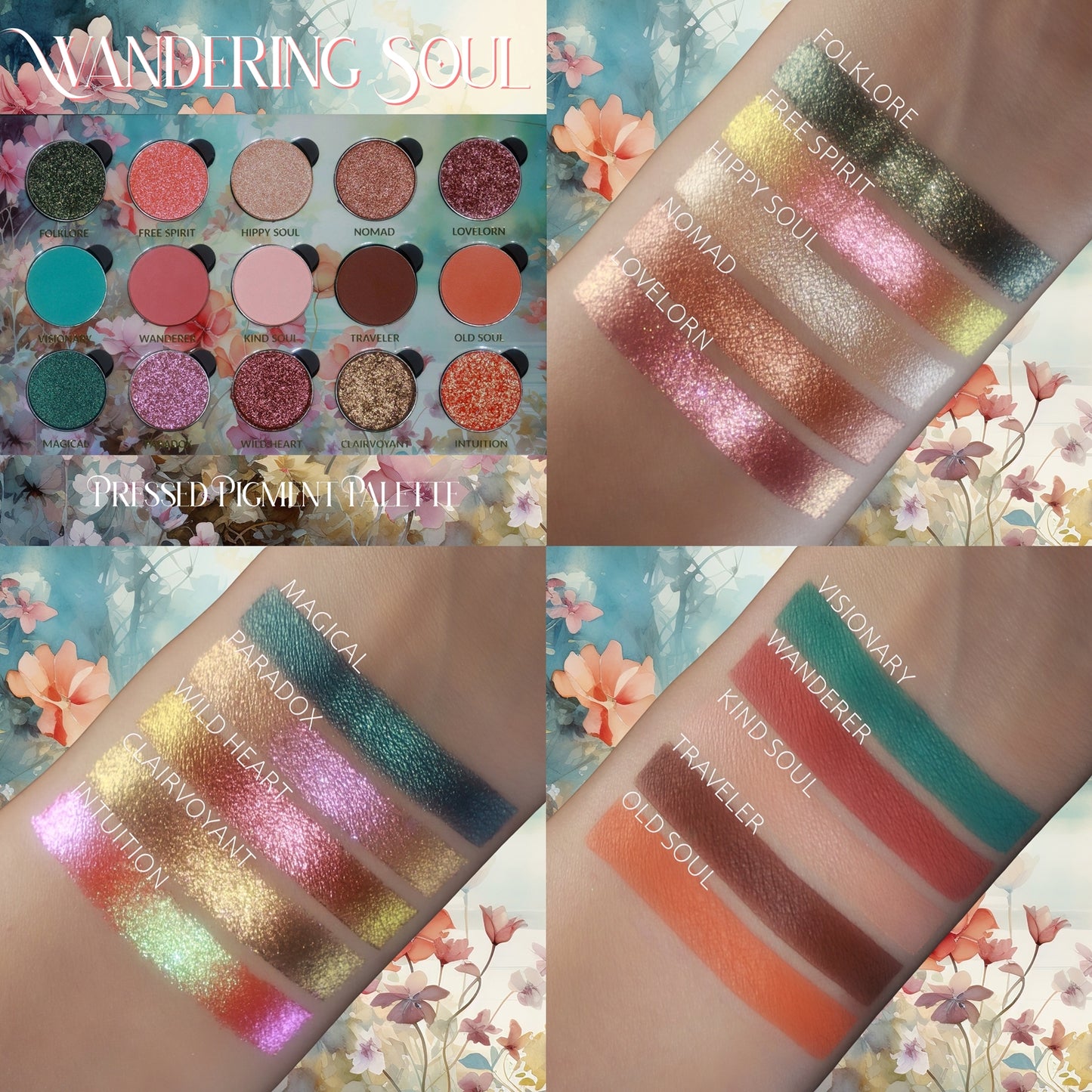 Wandering Soul-Pressed Pigment Palette
