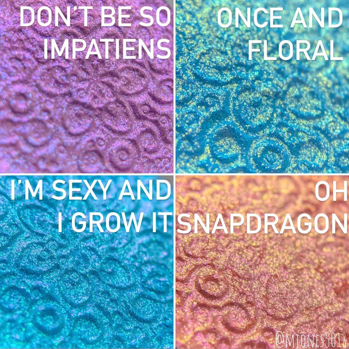 OK, Bloomer Collection-Duochrome Eyeshadows