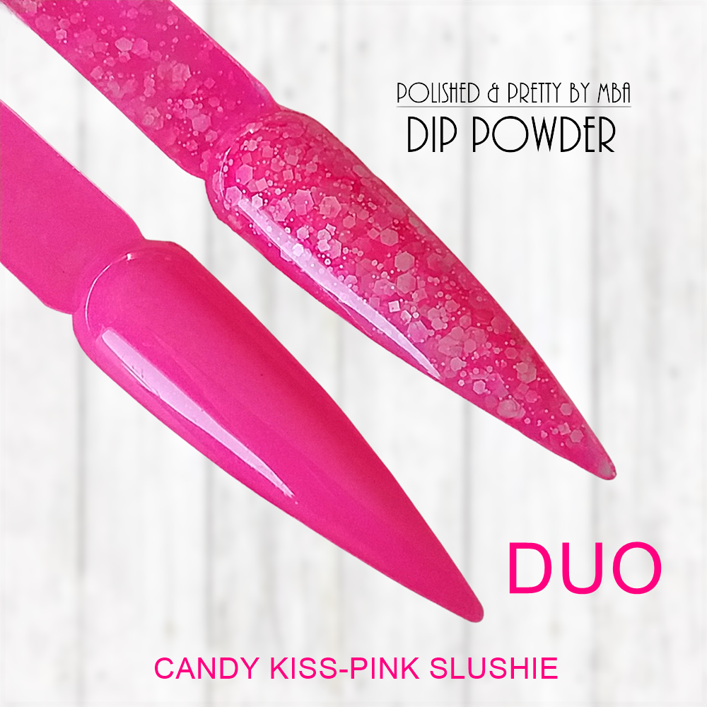 DUO-Candy Kiss & Pink Slushie-Dip Powder